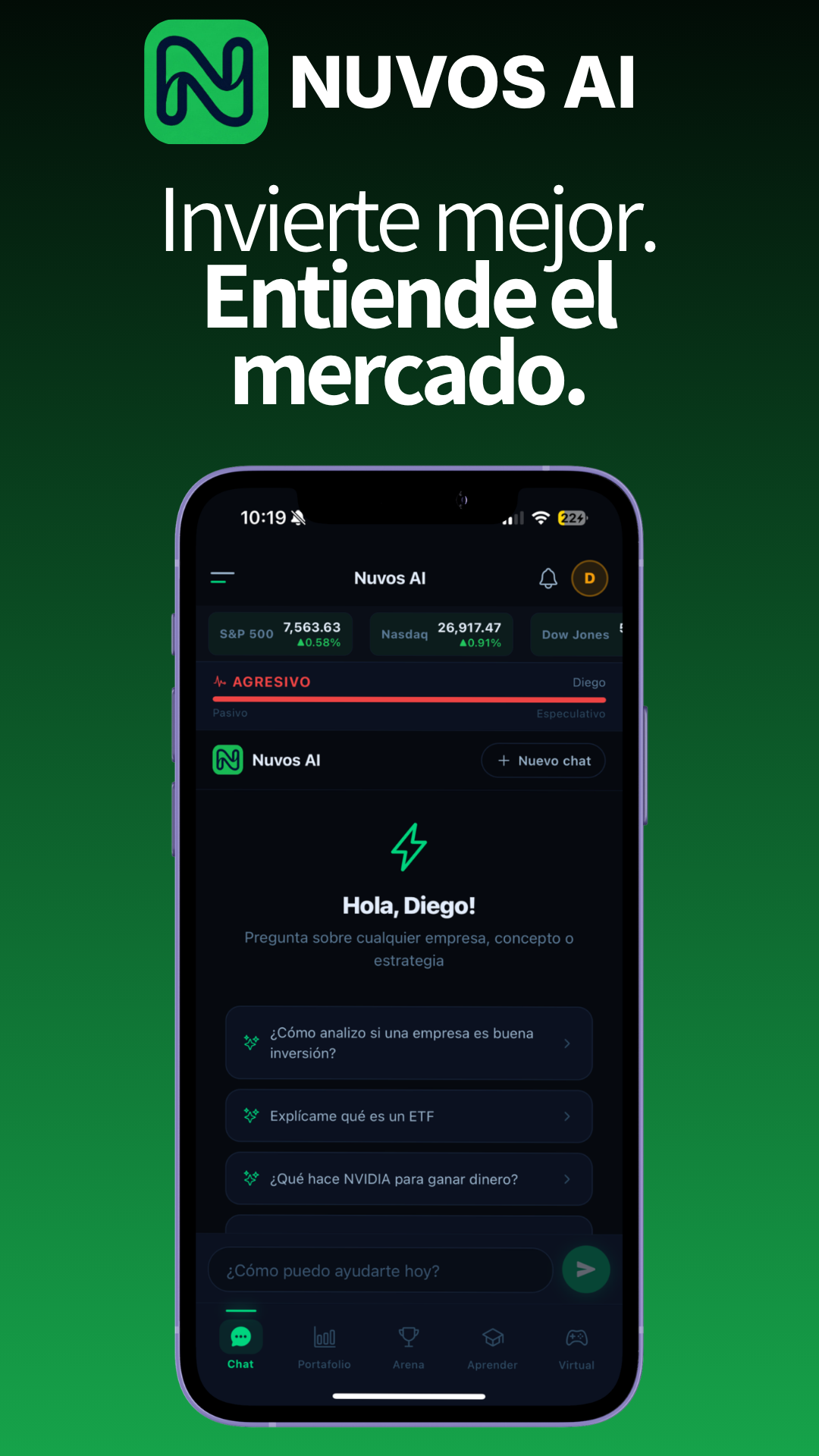 Nuvos AI - Chat con IA