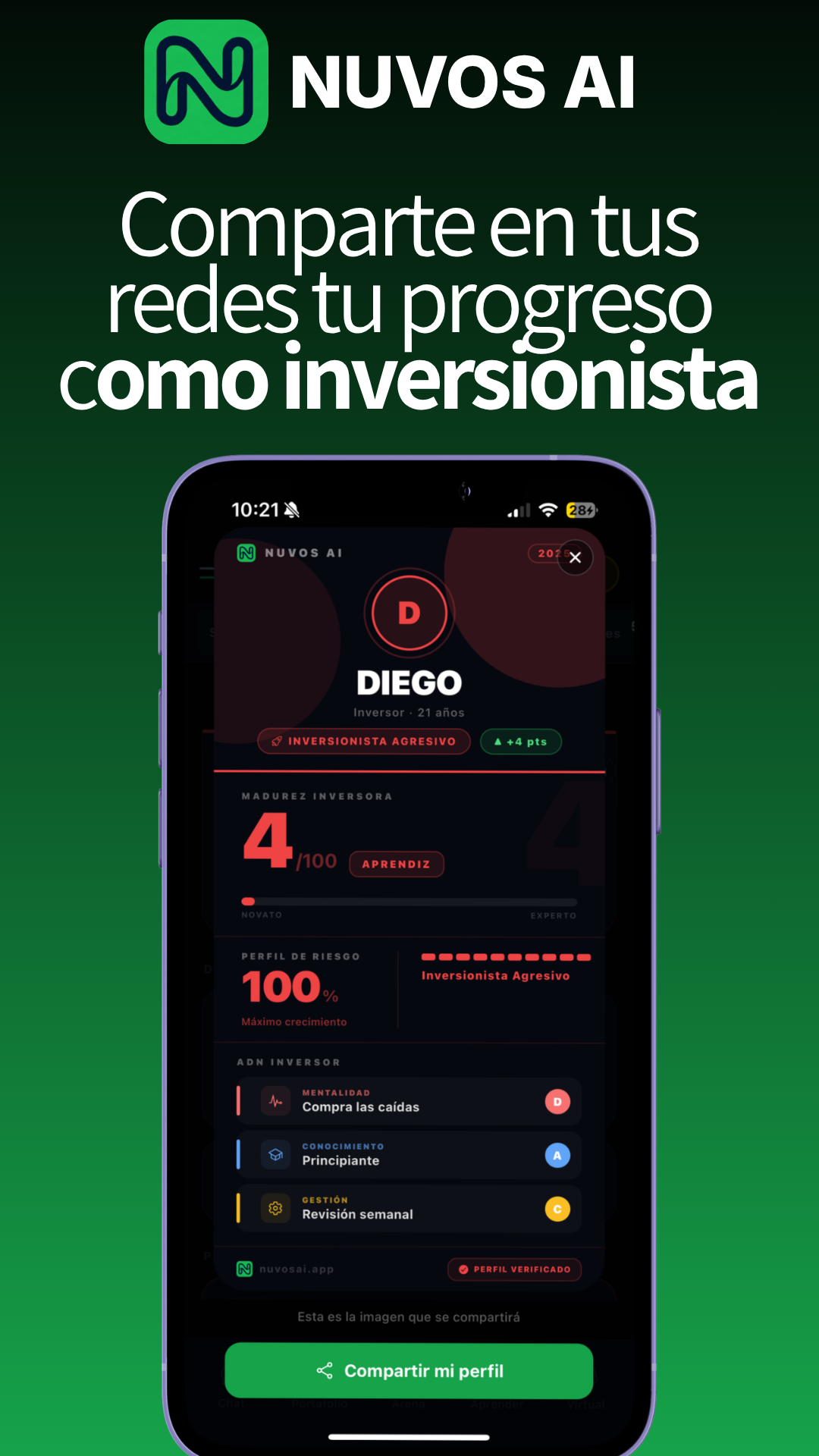 Nuvos AI - Pantalla 4