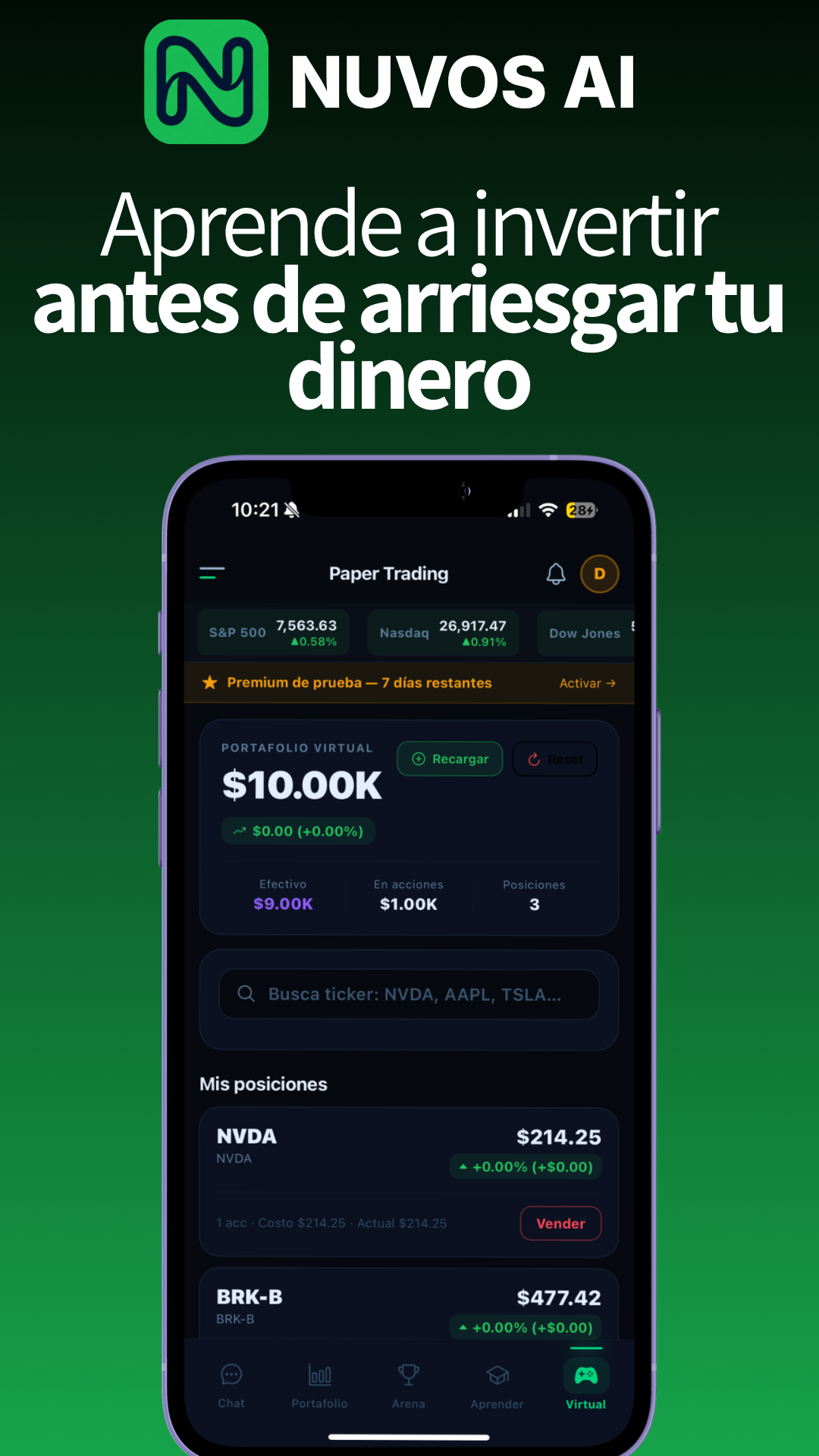 Nuvos AI - Pantalla 5